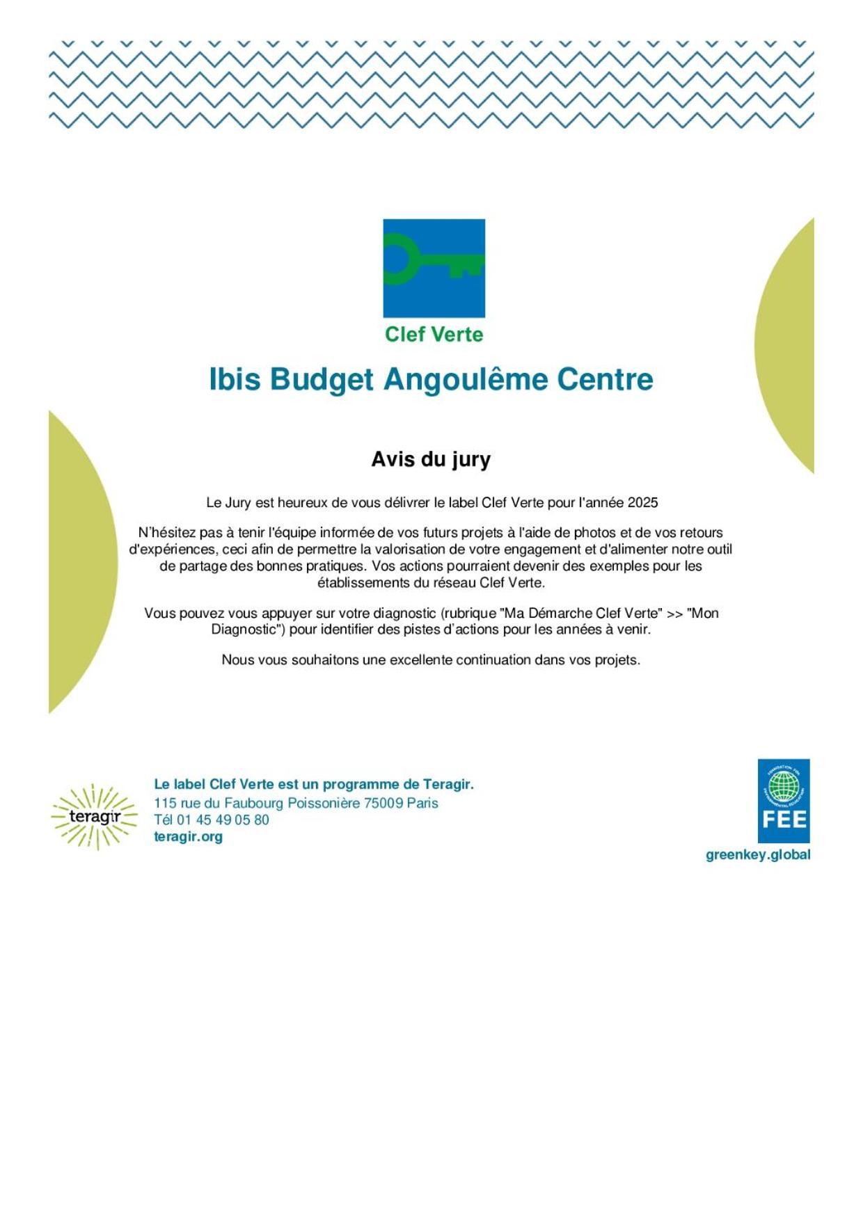 Ibis Budget Angouleme Centre מראה חיצוני תמונה